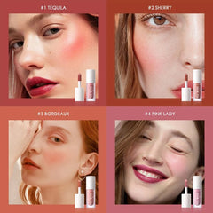 Focallure Hangover Red Wine Blusher - Liquid Cheek Colour