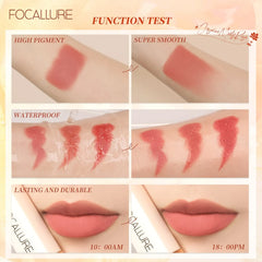 Focallure Pure Matte Lipstick - Classic Matte Lip Colour