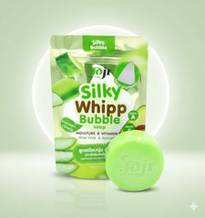 JOJI Silky Whipp Bubble Soap Aloe Vera and Avocado 100g Glo Arabia