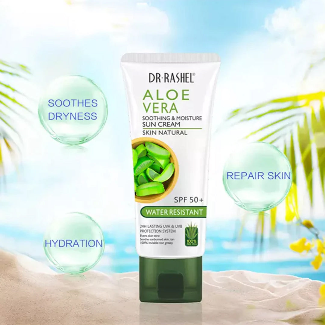 Dr.Rashel Aloe Vera Soothing & Moisture Sun Cream Spf50 - 60g DR.RASHEL