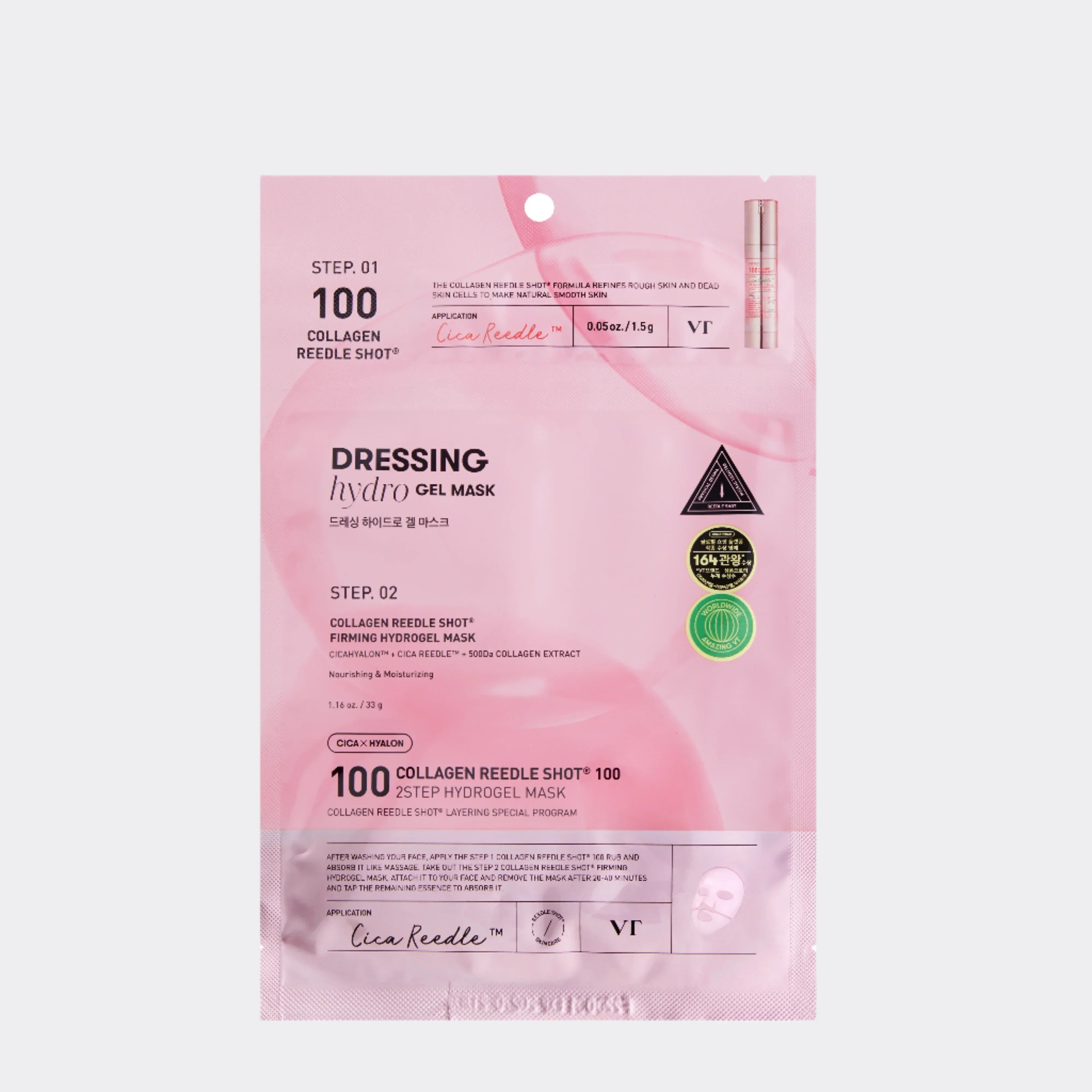 VT Cosmetics – Collagen Reedle Shot 100 2step Mask VT COSMETICS