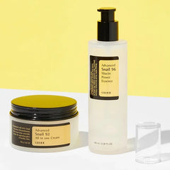 COSRX Advanced Snail Mucin 3-in-1 Skincare Combo – Cleanser + Essence + Cream