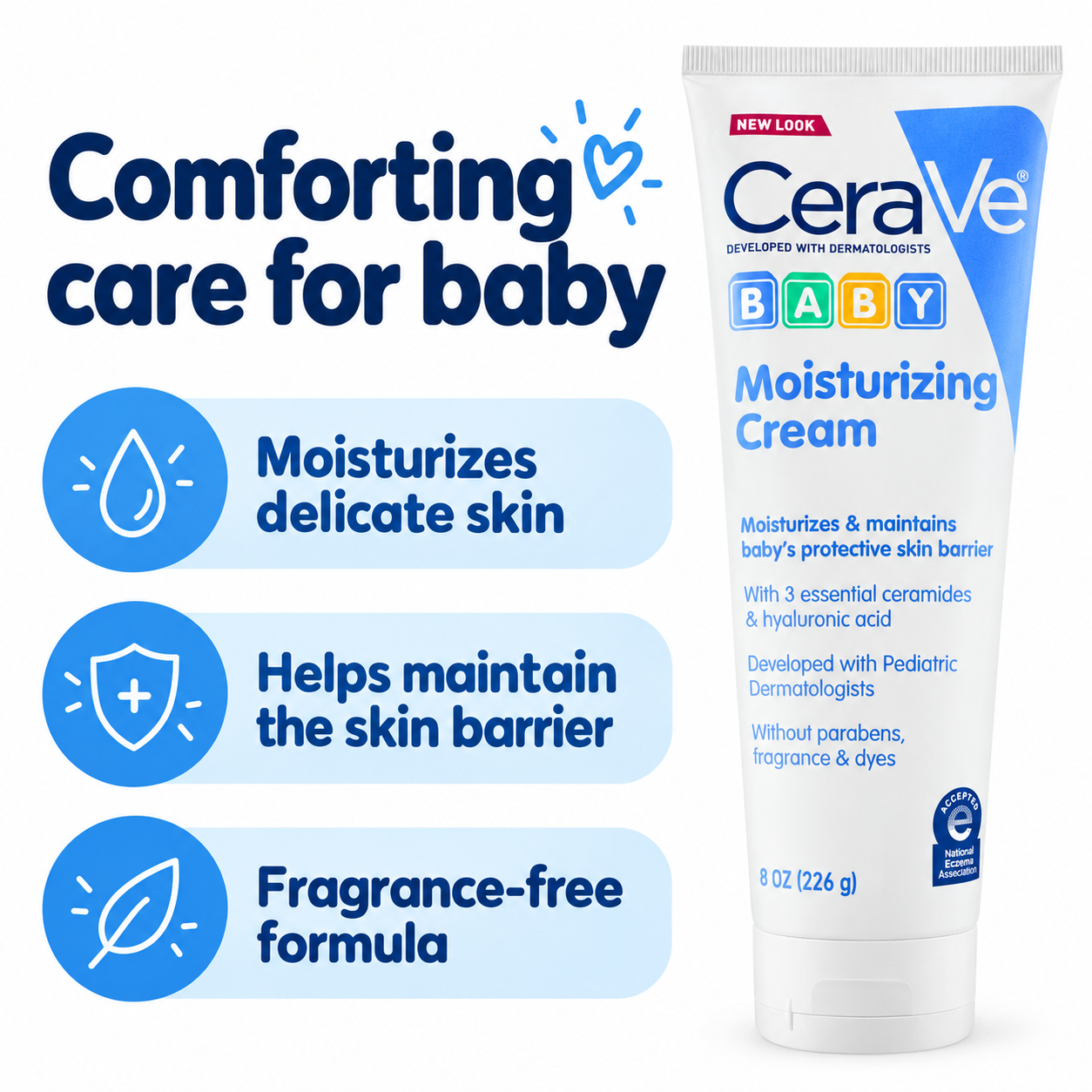 CeraVe Baby Moisture Cream 8oz 226 g CeraVe