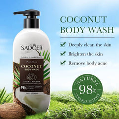 SADOER Coconut Body Wash Natural Plant Extracts - 400 ml Sadoer
