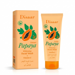 Disaar Papaya Whitening Face Wash 100g - Brightening Deep Cleansing Face Wash For Clear Skin And Even Tone