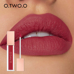 O.TWO.O 12 Colors Matte and Strong Waterproof Lip Gloss - 5g O.TWO.O