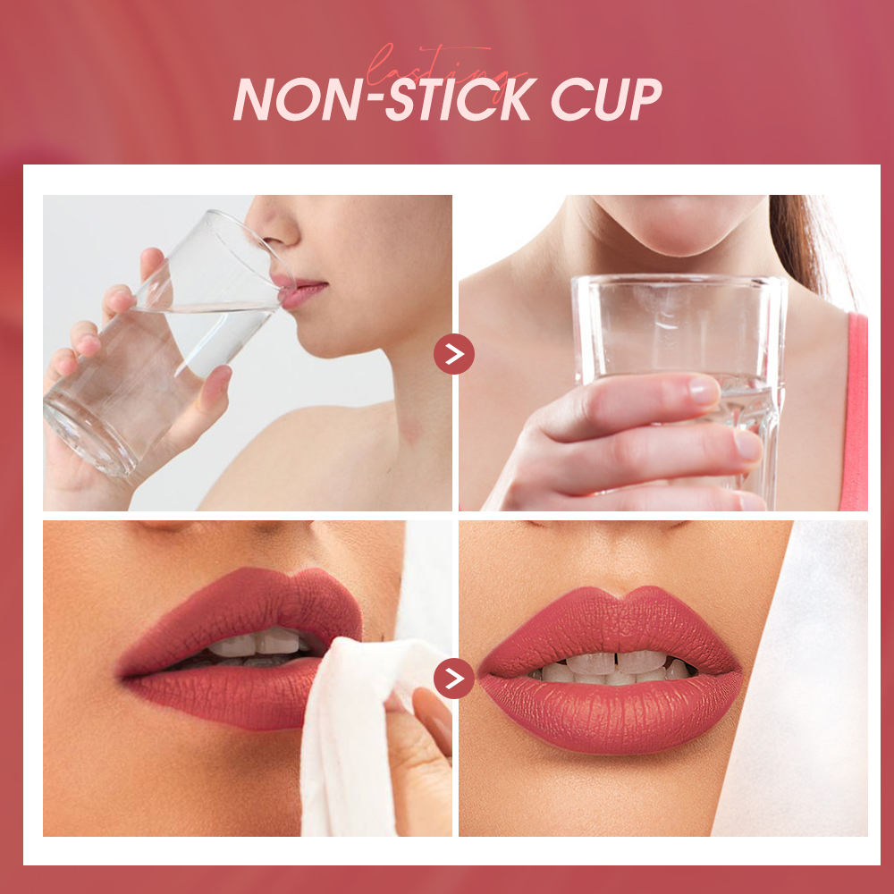 O.TWO.O 12 Colors Matte and Strong Waterproof Lip Gloss - 5g O.TWO.O