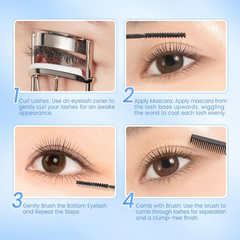 Focallure Lifting Mascara Long Lasting Waterproof Smudge Proof Volume and Curl Lash Makeup Focallure