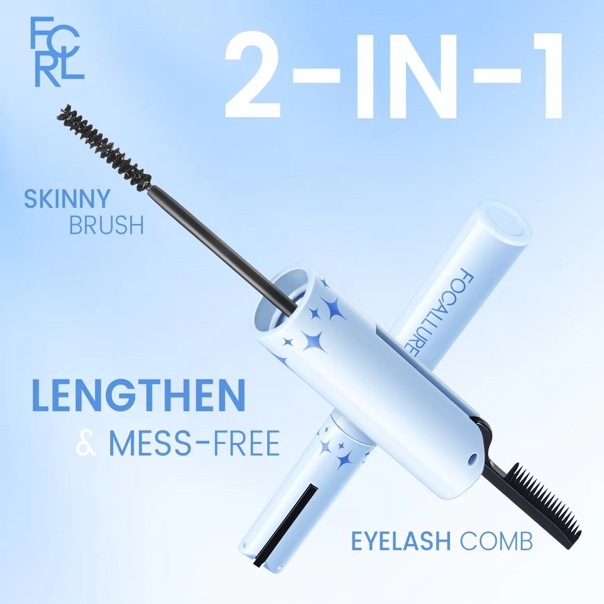 Focallure Lifting Mascara Long Lasting Waterproof Smudge Proof Volume and Curl Lash Makeup Focallure