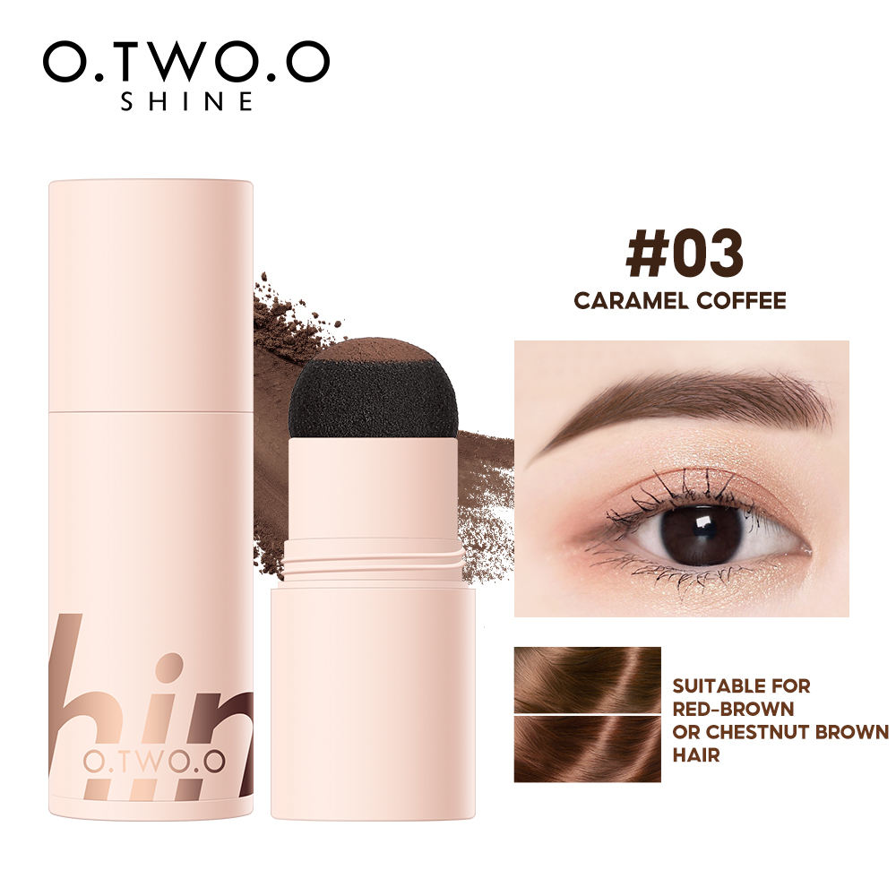 O.TWO.O SHINE SERIES-- Air Cushion Eyebrow Powder - 1.5g 03 (CARAMEL COFFEE) O.TWO.O
