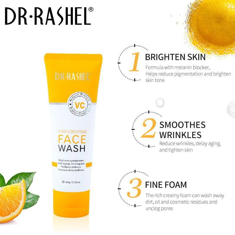 Dr.Rashel Vitamin C Brightening Face Wash - 100g Dr. Rashel