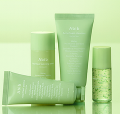 Abib Heartleaf Calming Trial Kit (Foam 30ml + Toner 30ml + TECA Serum 15ml + Cream 20ml) Glo Arabia