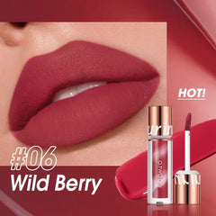 O.TWO.O Velvet Matte Liquid Lolipop Lipstick - 2.5g 06 (WILD BERRY) O.TWO.O