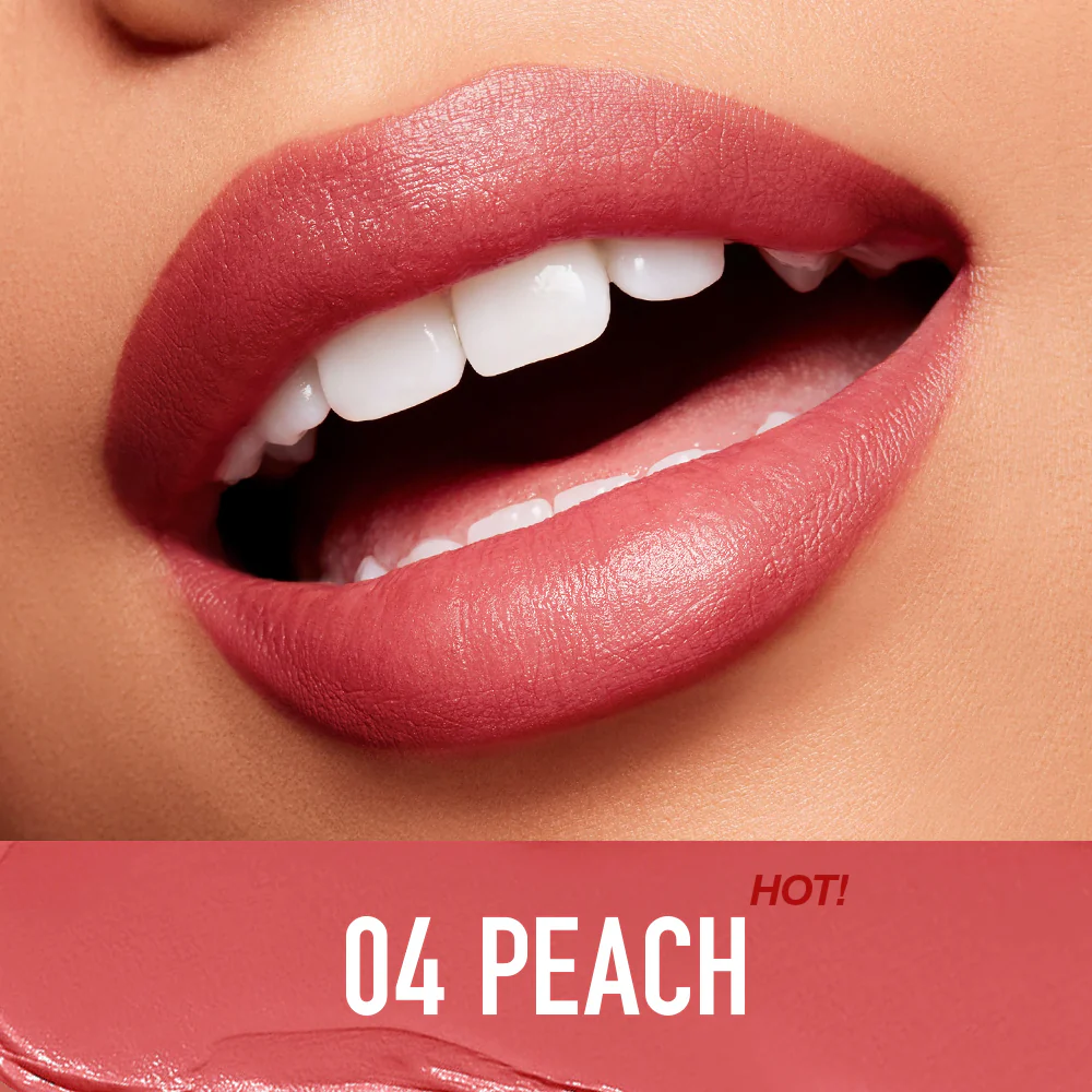 O.TWO.O Satin Lipstick Peach 04 O.TWO.O