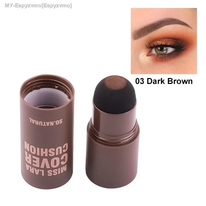 Miss Lara Cover Cushion Eyebrow Cake Powder - 1.3g DARK BROWN (3) MISS LARA