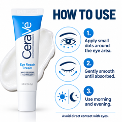 CeraVe Eye Repair Cream - Hydrating Dark Circle And Puffiness Repair Eye Cream For Sensitive Skin CeraVe