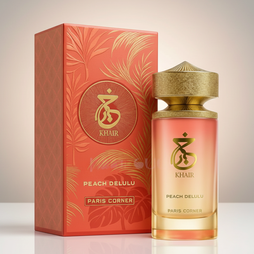 Paris Corner KHAIR Peach Delulu 100 ml Glo Arabia