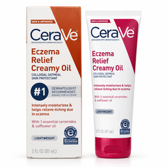 CeraVe Eczema Relief Creamy Oil 100Ml - Soothing Hydrating Oil For Eczema Prone Dry Sensitive Skin CeraVe