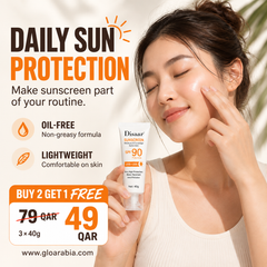 Disaar SPF 90 Sunscreen Oil-Free | Buy 2 Get 1 Free (3 PCS) | Lightweight Daily Sun Protection Disaar