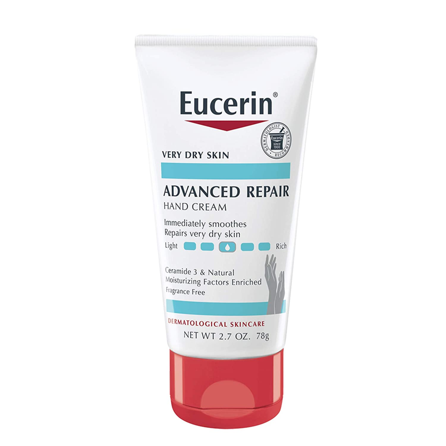 Eucerin Advanced Repair Hand Cream - 78g Glo Arabia