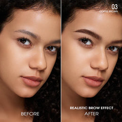 O.TWO.O Machete-shaped Smooth Long Lasting Eyebrow Pencil O.TWO.O