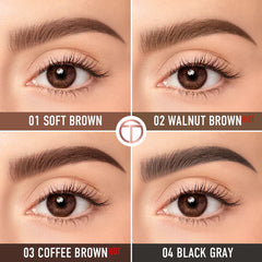 O.TWO.O Machete-shaped Smooth Long Lasting Eyebrow Pencil O.TWO.O