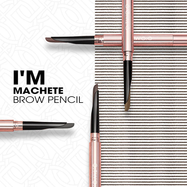O.TWO.O Machete-shaped Smooth Long Lasting Eyebrow Pencil O.TWO.O