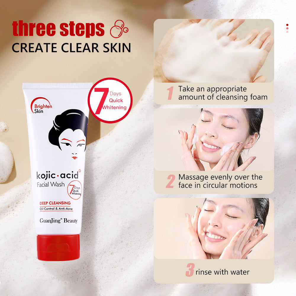 Guanjing Kojic Acid Facial Wash - 100g GuanJing Beauty