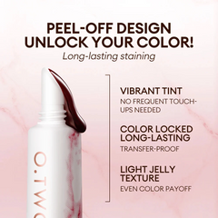 O.TWO.O PeelStay Lip Tattoo 10g – Long-Wearing Peel-Off Lip Stain