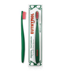 Euthymol Tooth Brush Regular Soft – Soft-Bristle Toothbrush for Gentle Daily Teeth & Gum Care