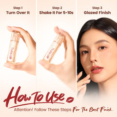 Focallure Watery Transferproof Lip Cream Long Lasting Matte Liquid Lipstick Hydrating Non Smudge Lip Color Focallure