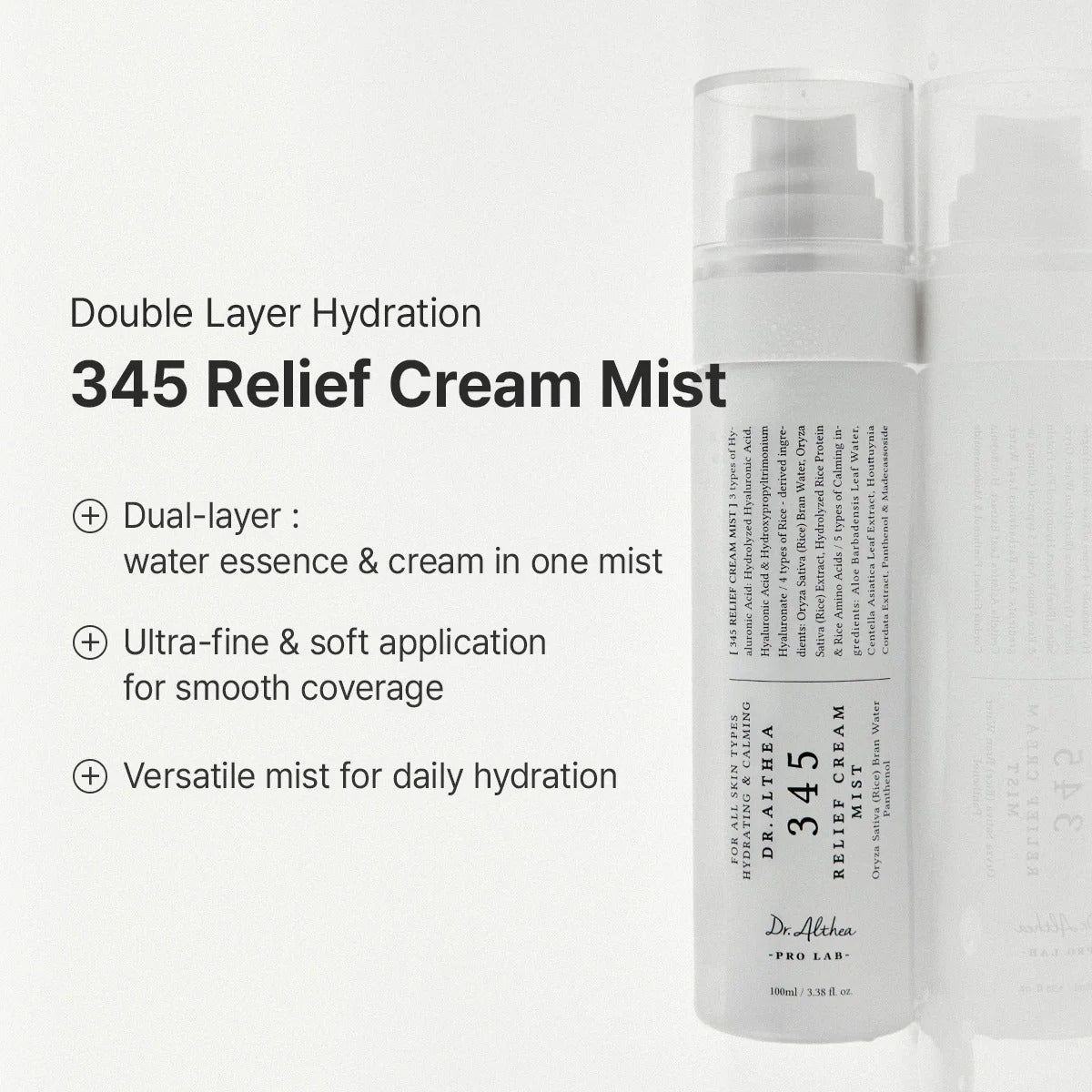 Dr Althea 345 Relief Cream & Mist Duo Dr.Althea