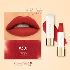 Focallure Pure Matte Lipstick Long Lasting Velvet Finish High Pigment Non Drying Comfortable Lip Color #301 Red Focallure