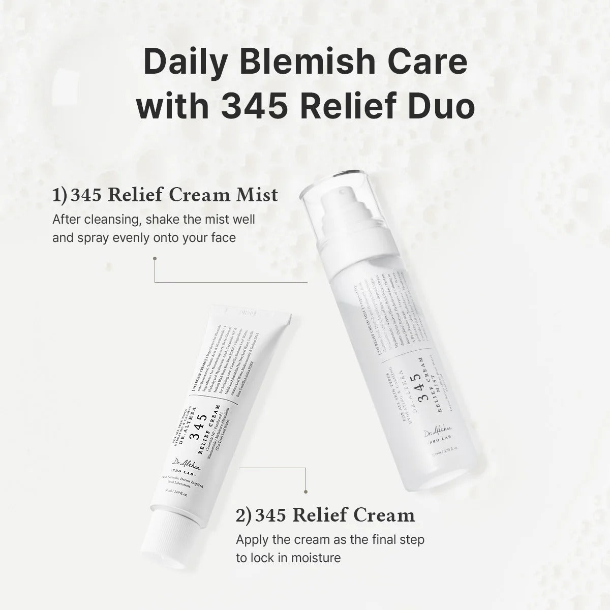 Dr Althea 345 Relief Cream & Mist Duo Dr.Althea