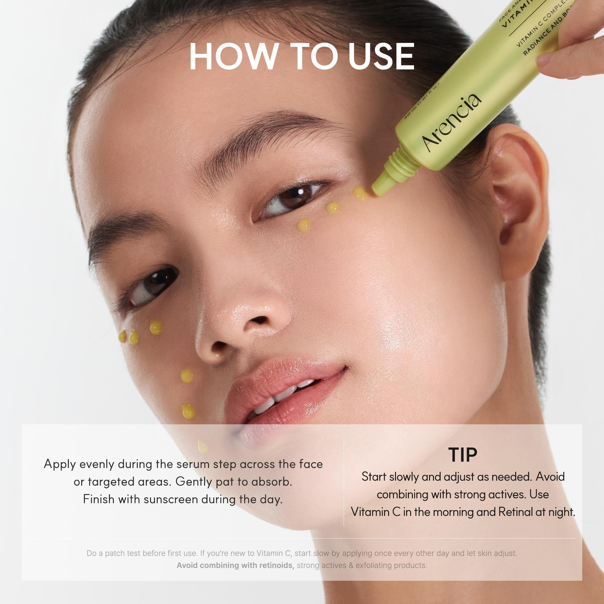 Arencia Vitamin C Booster Shot 30ml - Korean Vitamin C Brightening Serum ARENCIA
