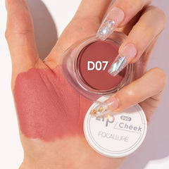 Focallure Creamy Lip & Cheek Duo FA266 Multi Use Stick Long Lasting Hydrating Blush and Lip Color Smooth Blendable Makeup Focallure