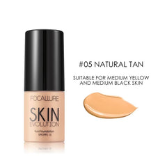 Focallure Foundation Full Coverage Matte Liquid Foundation Long Lasting Oil Control Lightweight Base Makeup #05 Natural Tan Focallure