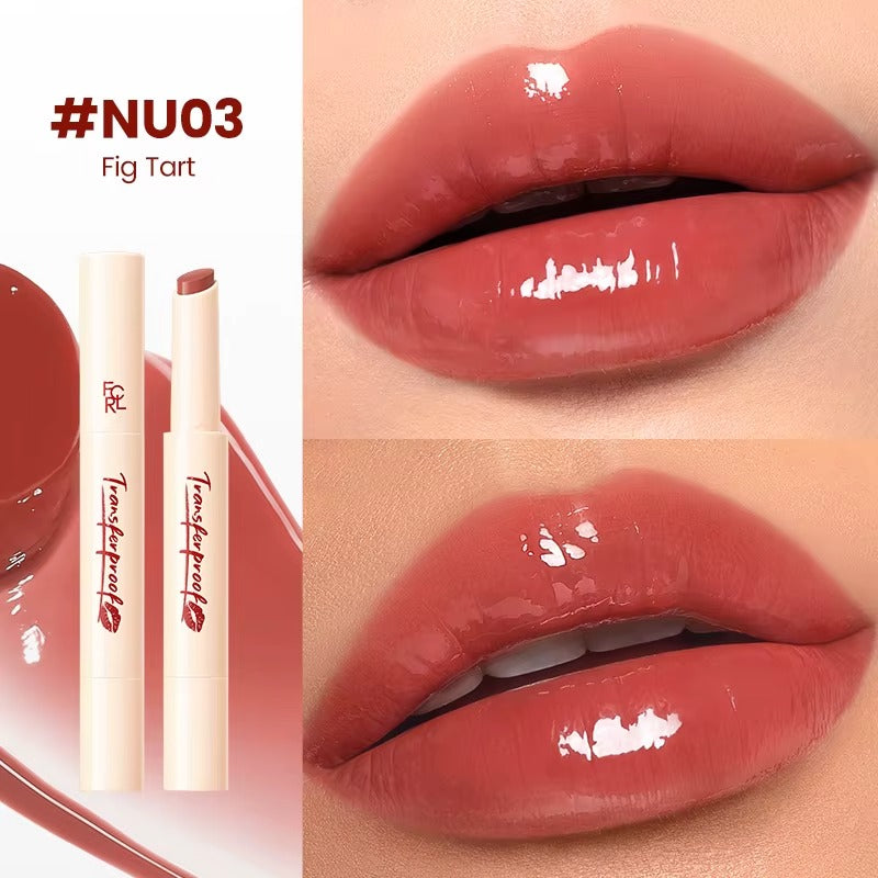 Focallure Watery Lip Balm Hydrating Moisturizing Lightweight Tinted Lip Care Smooth Nourishing Balm #NU03 Fig Tart Focallure