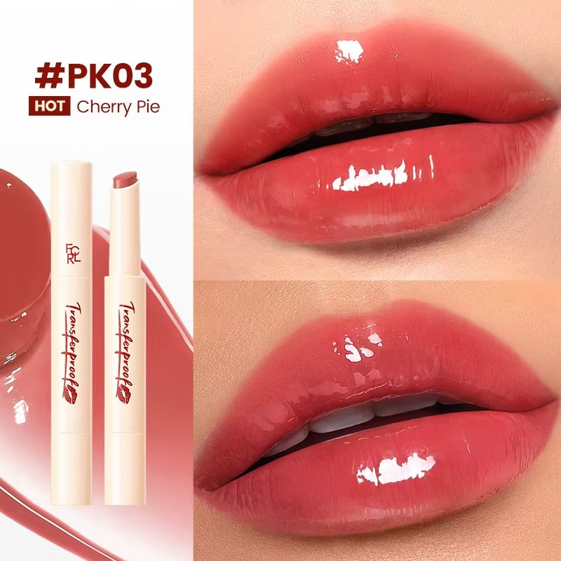 Focallure Watery Lip Balm Hydrating Moisturizing Lightweight Tinted Lip Care Smooth Nourishing Balm #PK03 Hot Cherry Pie Focallure