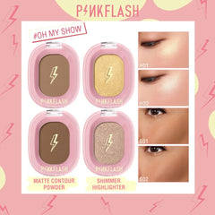 PINK FLASH Highlighter & Matte Contour Powder PINKFLASH
