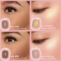 PINK FLASH Highlighter & Matte Contour Powder PINKFLASH