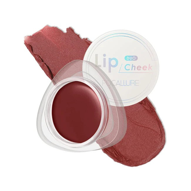 Focallure Creamy Lip & Cheek Duo FA266 Multi Use Stick Long Lasting Hydrating Blush and Lip Color Smooth Blendable Makeup Focallure