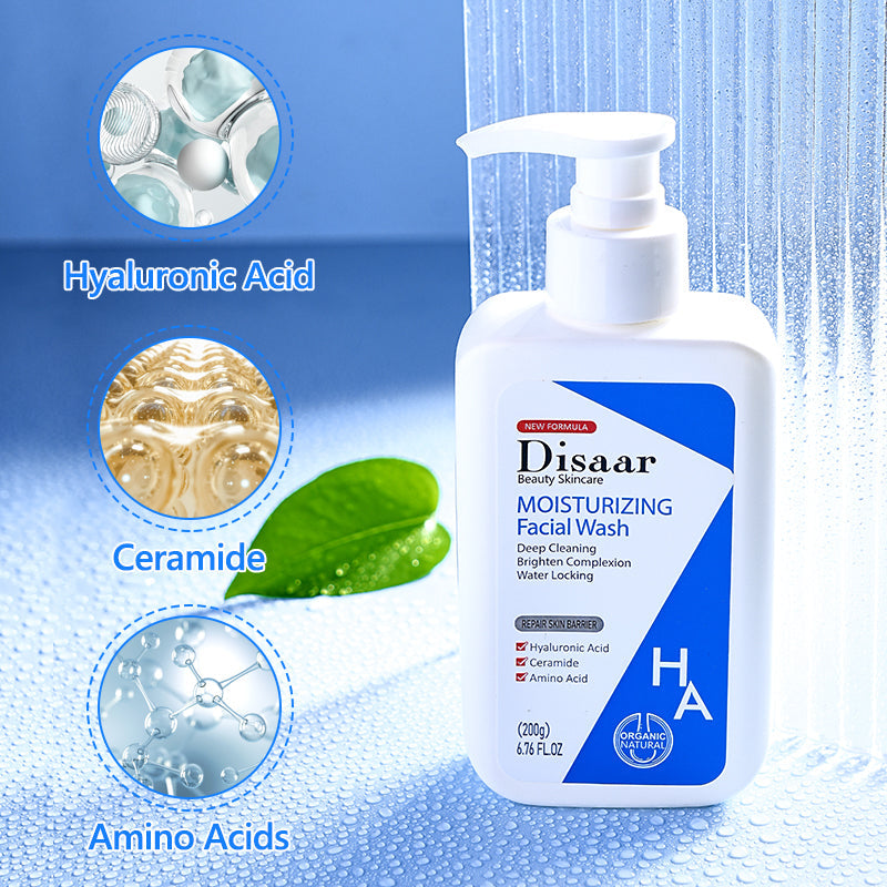 Disaar HA Moisturizing Facial Wash - 200g Disaar