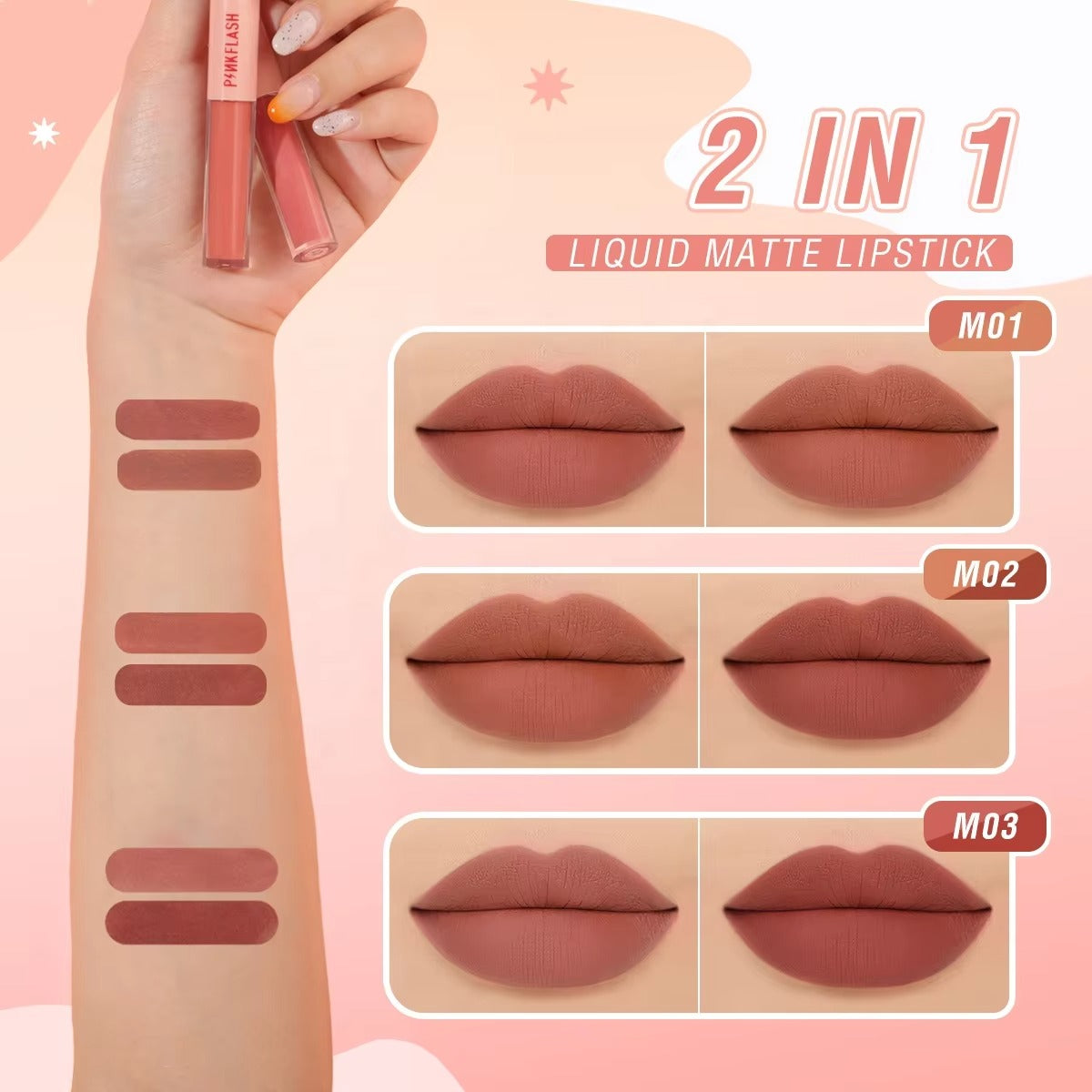 Pinkflash Duo Lipgloss Pink Flash