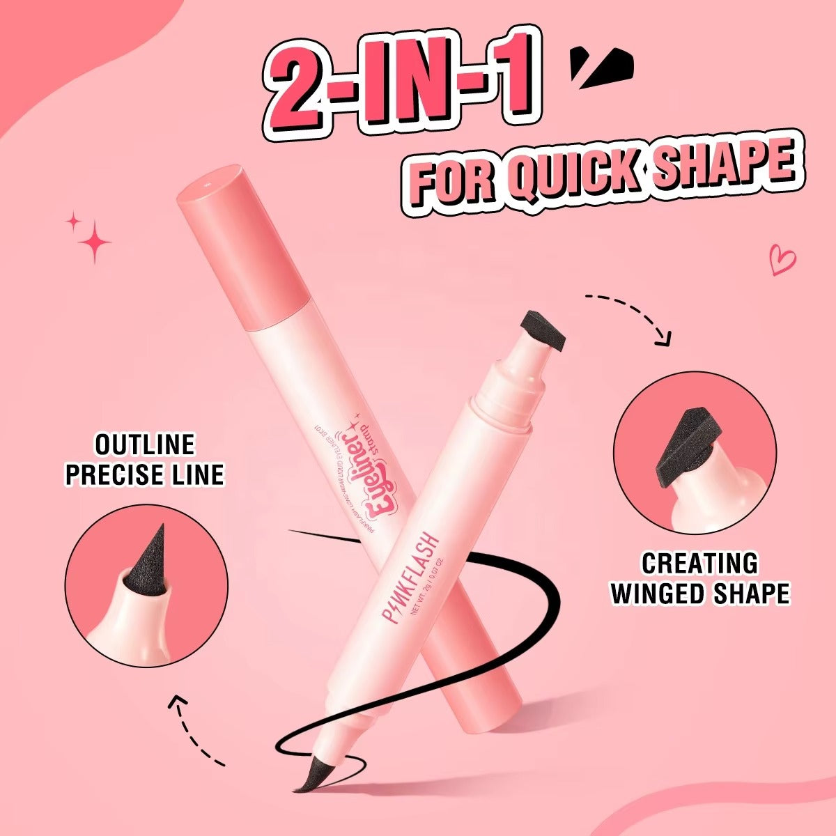 Pinkflash Long-wear Liquid Eyeliner PINKFLASH