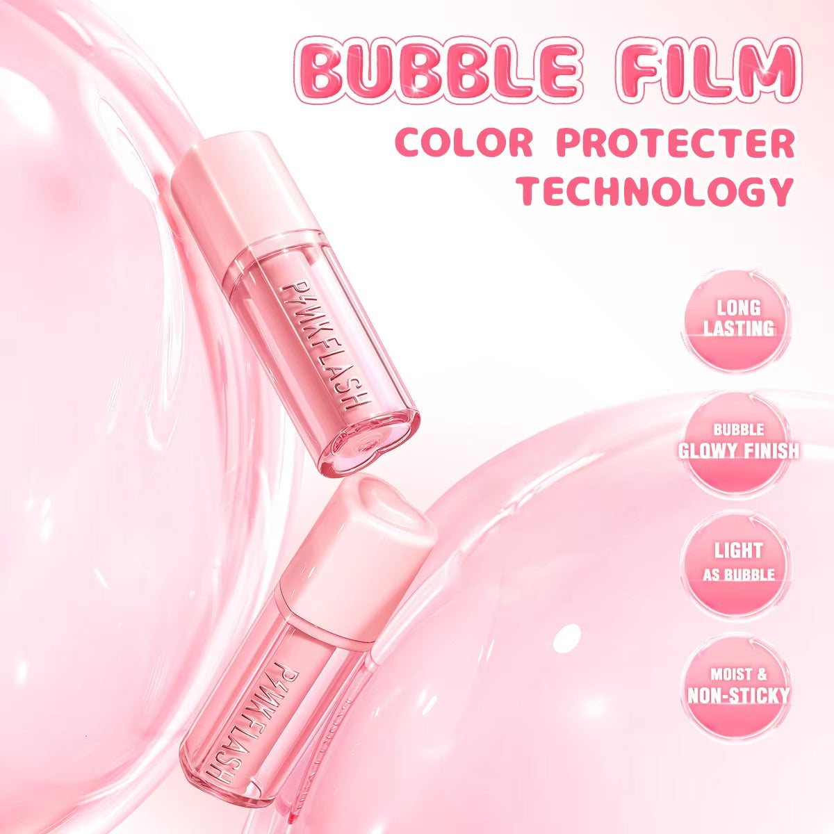 Pinkflash Watery Transferproof Lip Cream Pink Flash