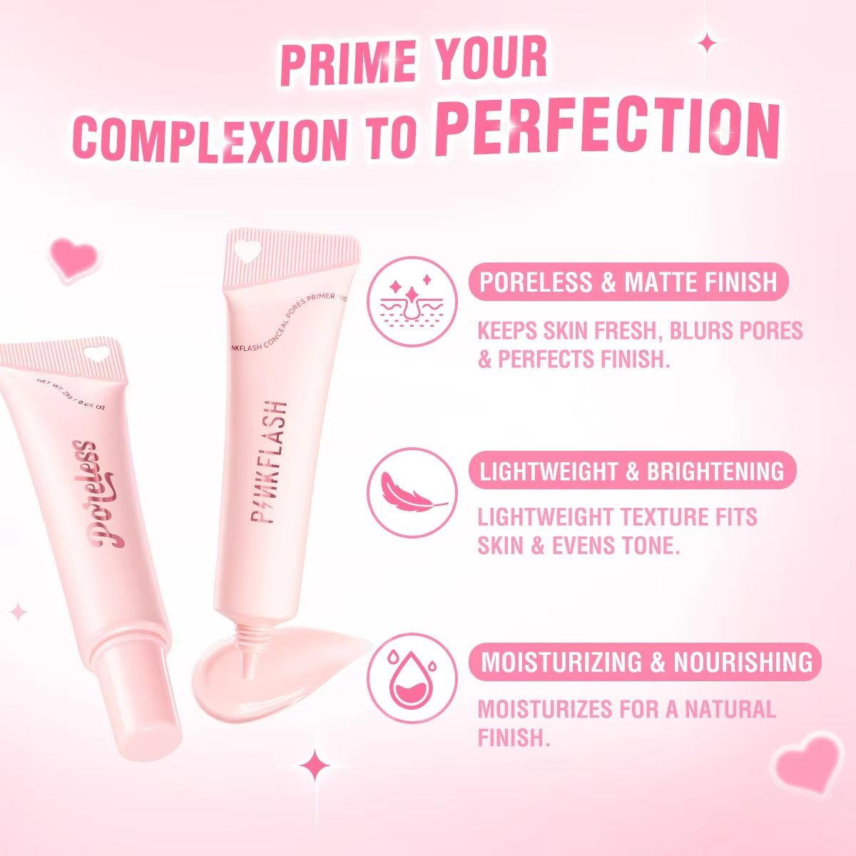 Pinkflash Conceal Pores Primer Pink Flash
