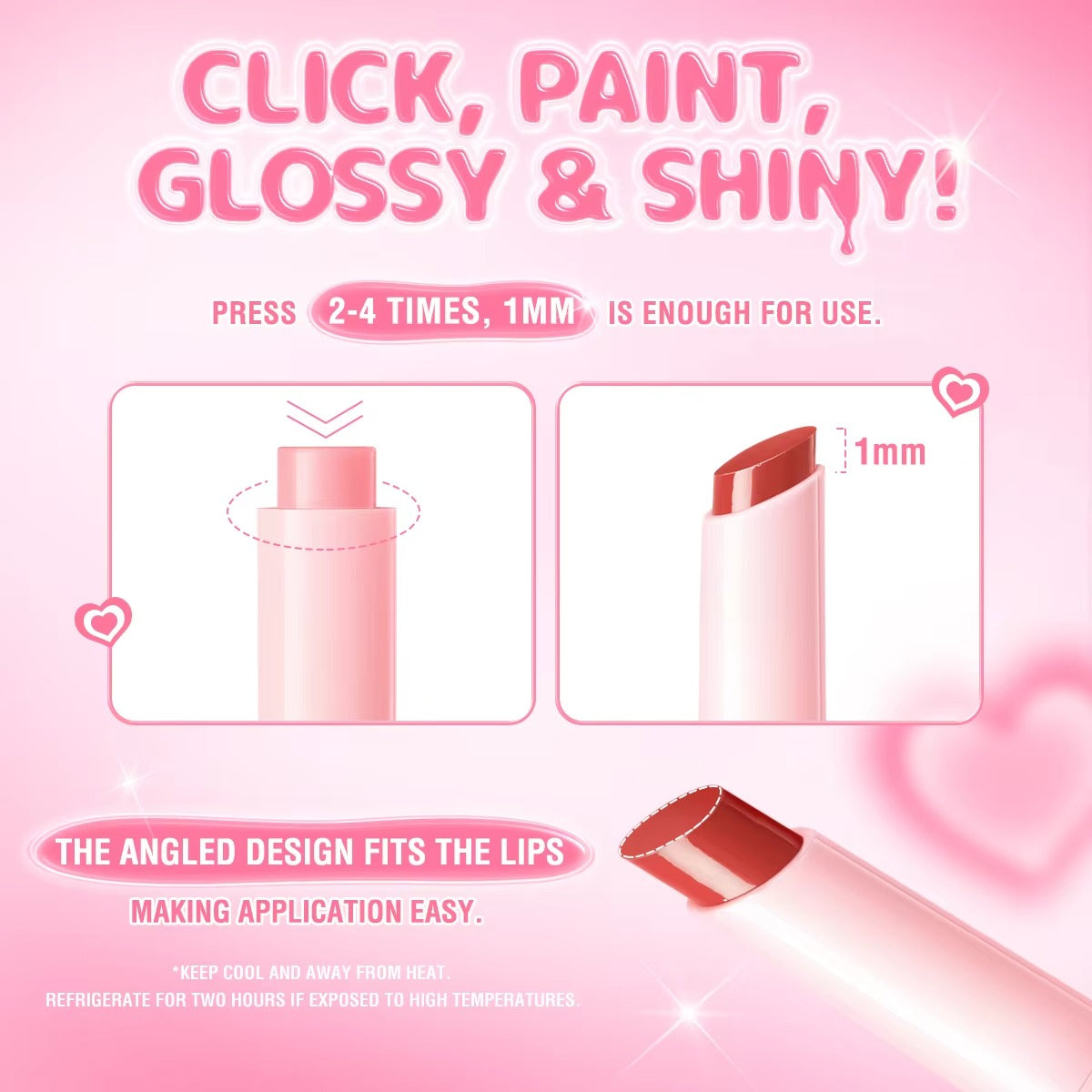 Pinkflash Volumizing Glossy Balm Pink Flash