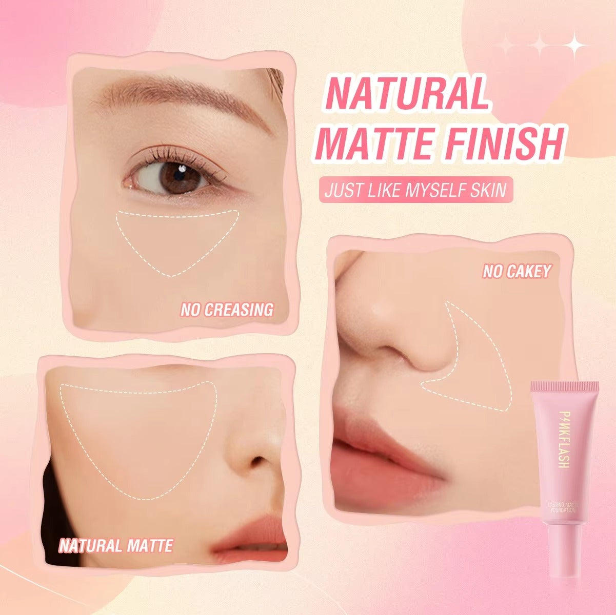PinkFlash Lasting Matte Foundation PINKFLASH