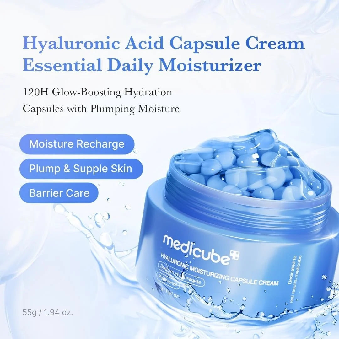 Medicube Hyaluronic Moisturizing Capsule Cream – 55g Medicube